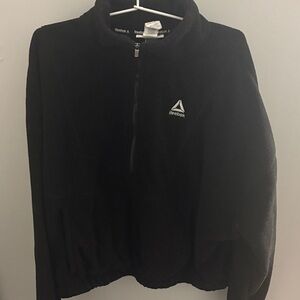 Reebok Black Half-Zip Fleece Jacket